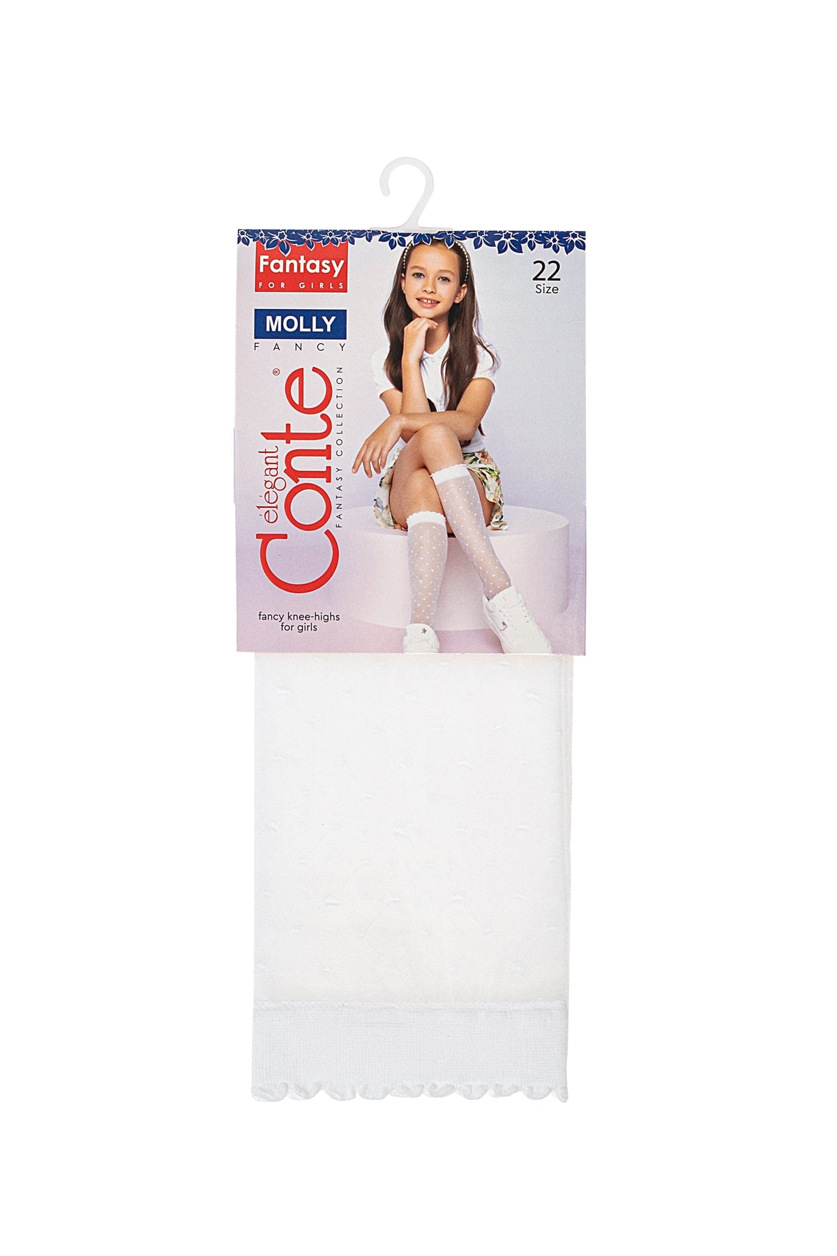 Conte Knee-High Socks for girls - Molly 20 Den - A-1 Thread Vault