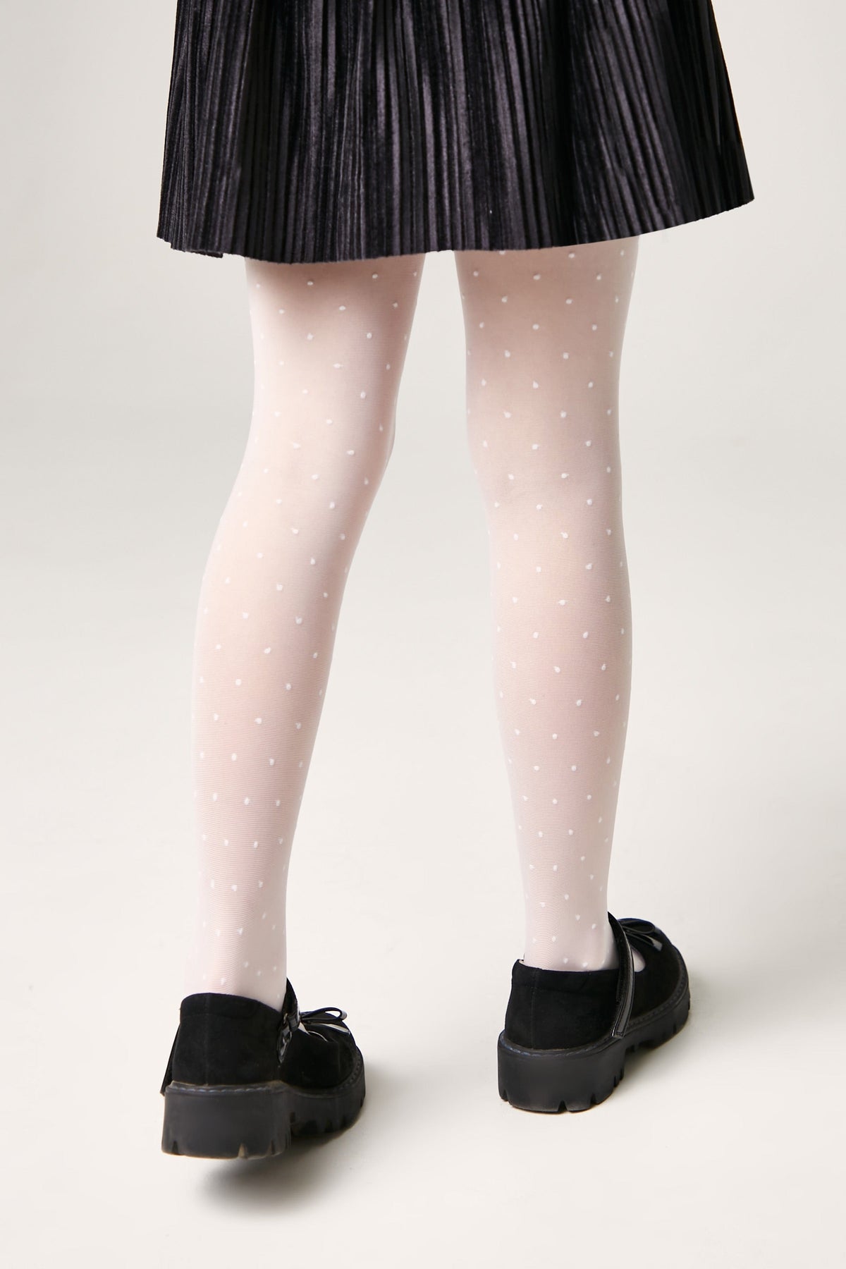 Conte Tights for girls Dotsy 30 Den - Reinforced Panty-Shorts Torso - A-1 Thread Vault