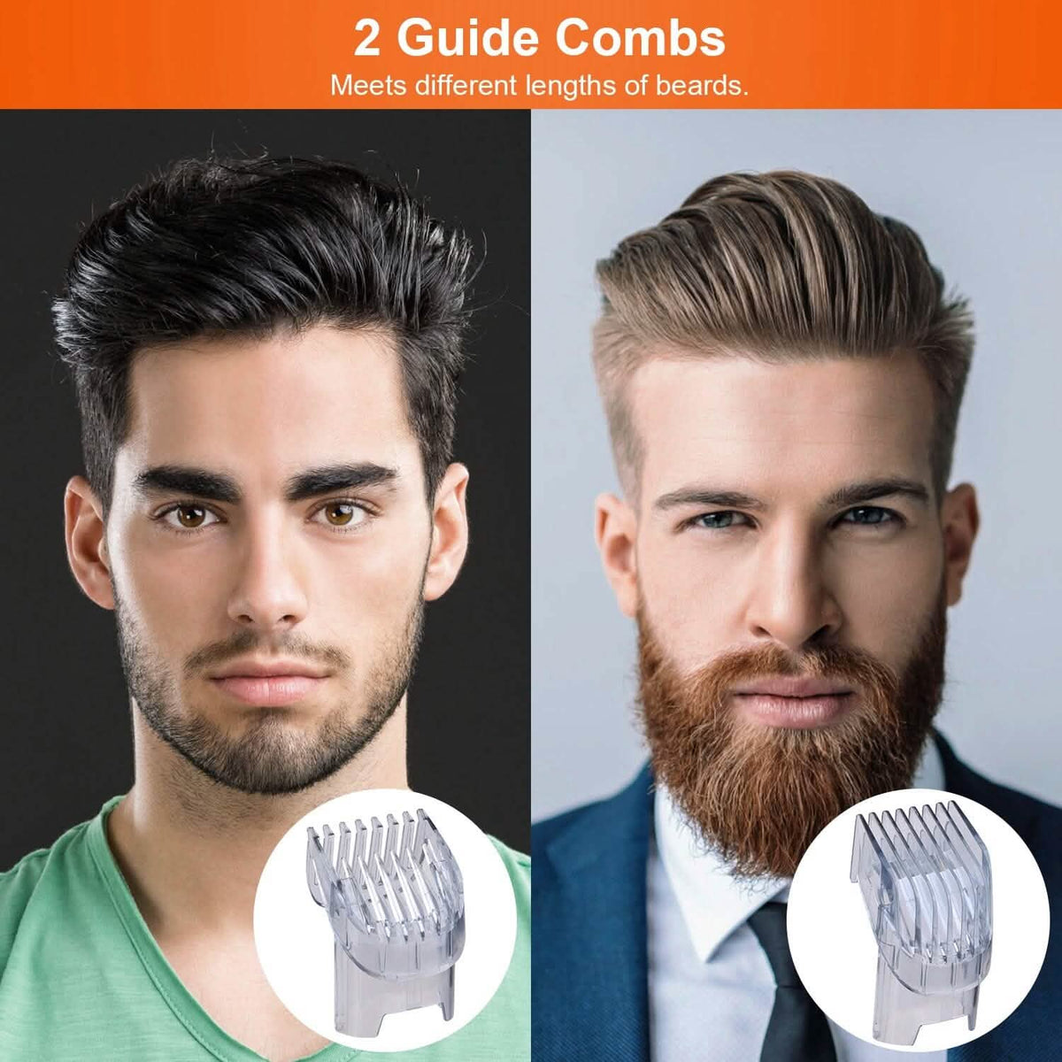 Cordless Beard Trimmer USB Rechargeable Beard Grooming Kit - A-1 Thread Vault