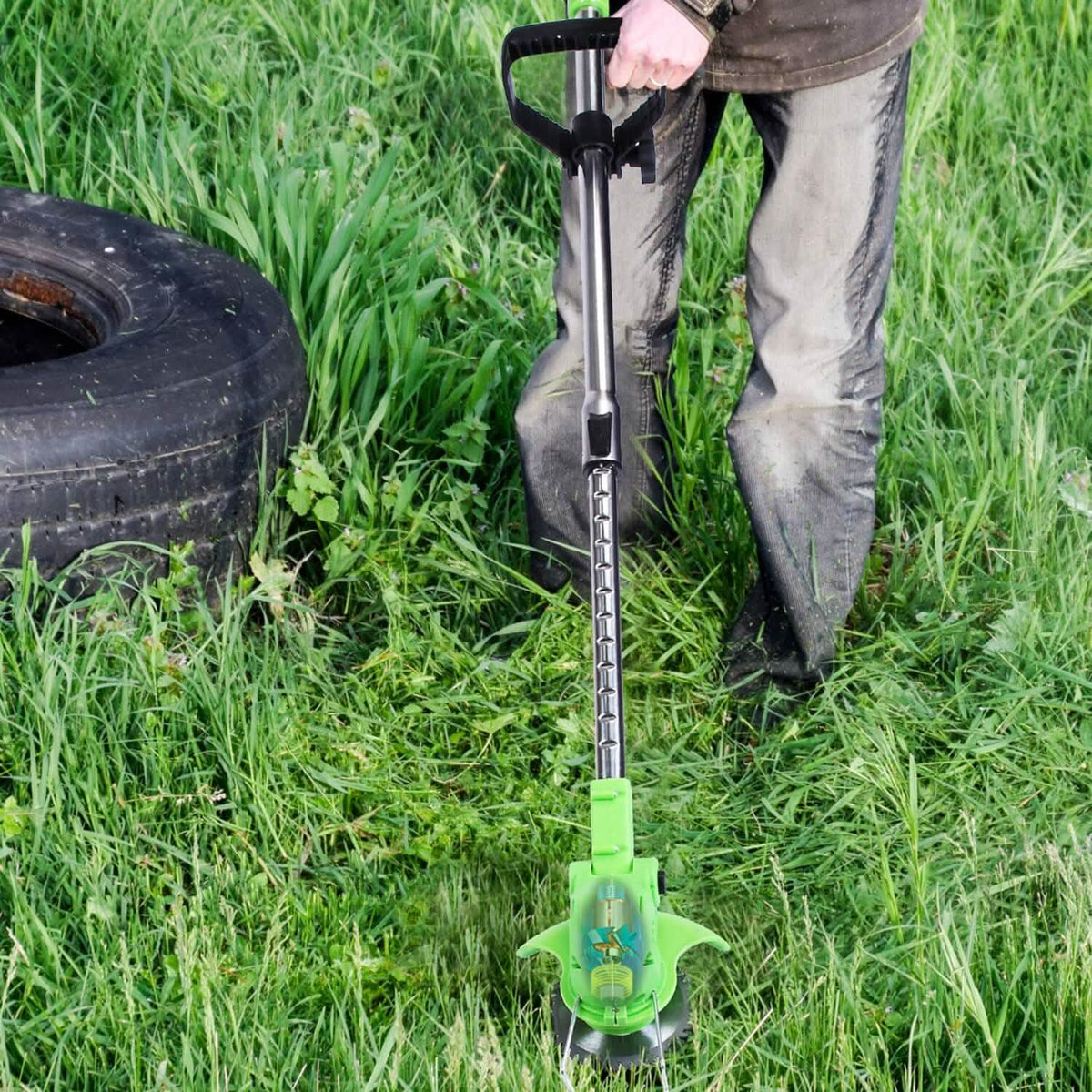Cordless Rechargeable Grass Trimmer - A-1 Thread Vault