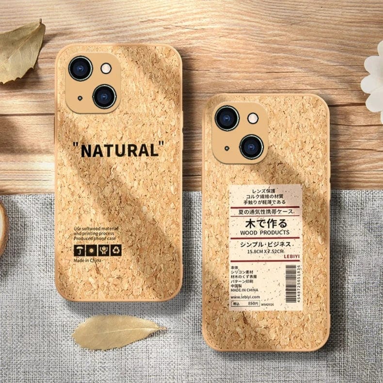 Cork Wood iPhone Case - A-1 Thread Vault