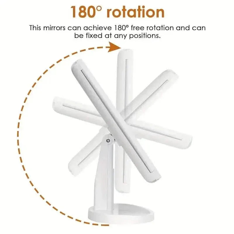 Cosmetic Mirror with Lights and 10X Magnification - A-1 Thread Vault