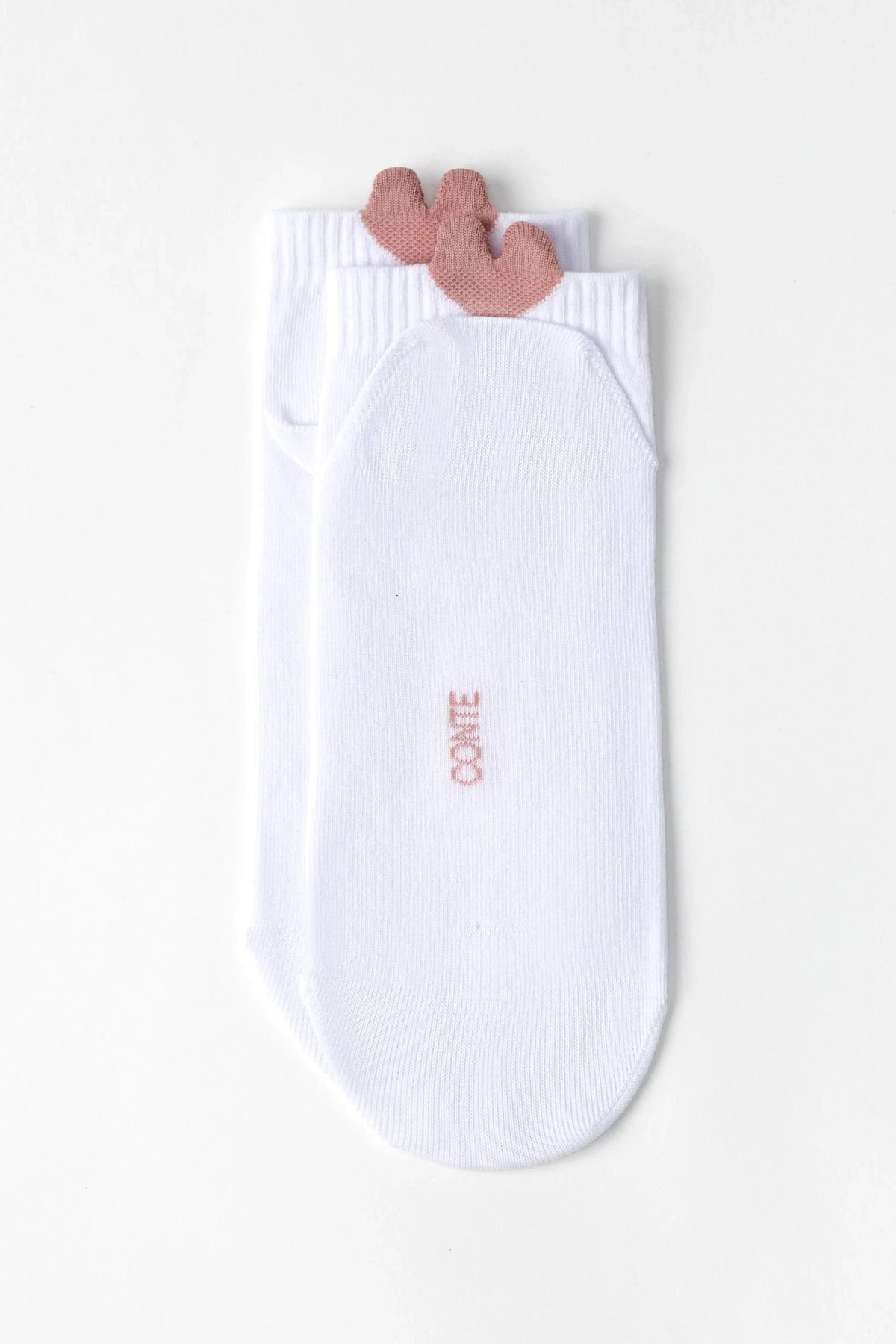 Cotton Ankle Socks Conte Active - 221 Picot Heart - A-1 Thread Vault