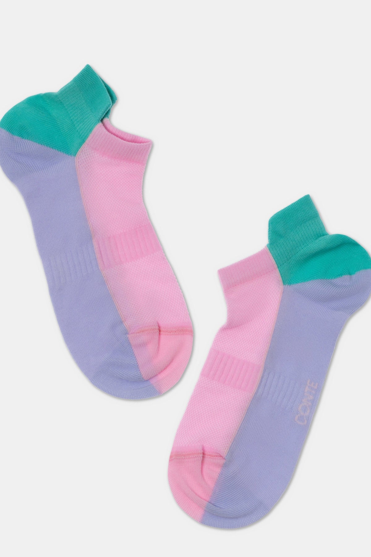 Cotton Ankle Socks Conte Active - With a "Tongue" 393 - A-1 Thread Vault