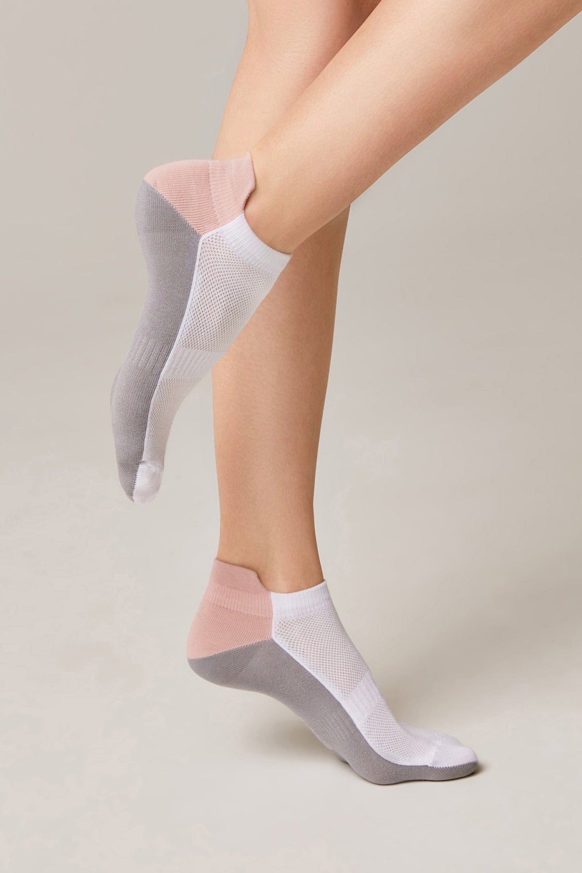 Cotton Ankle Socks Conte Active - With a "Tongue" 393 - A-1 Thread Vault