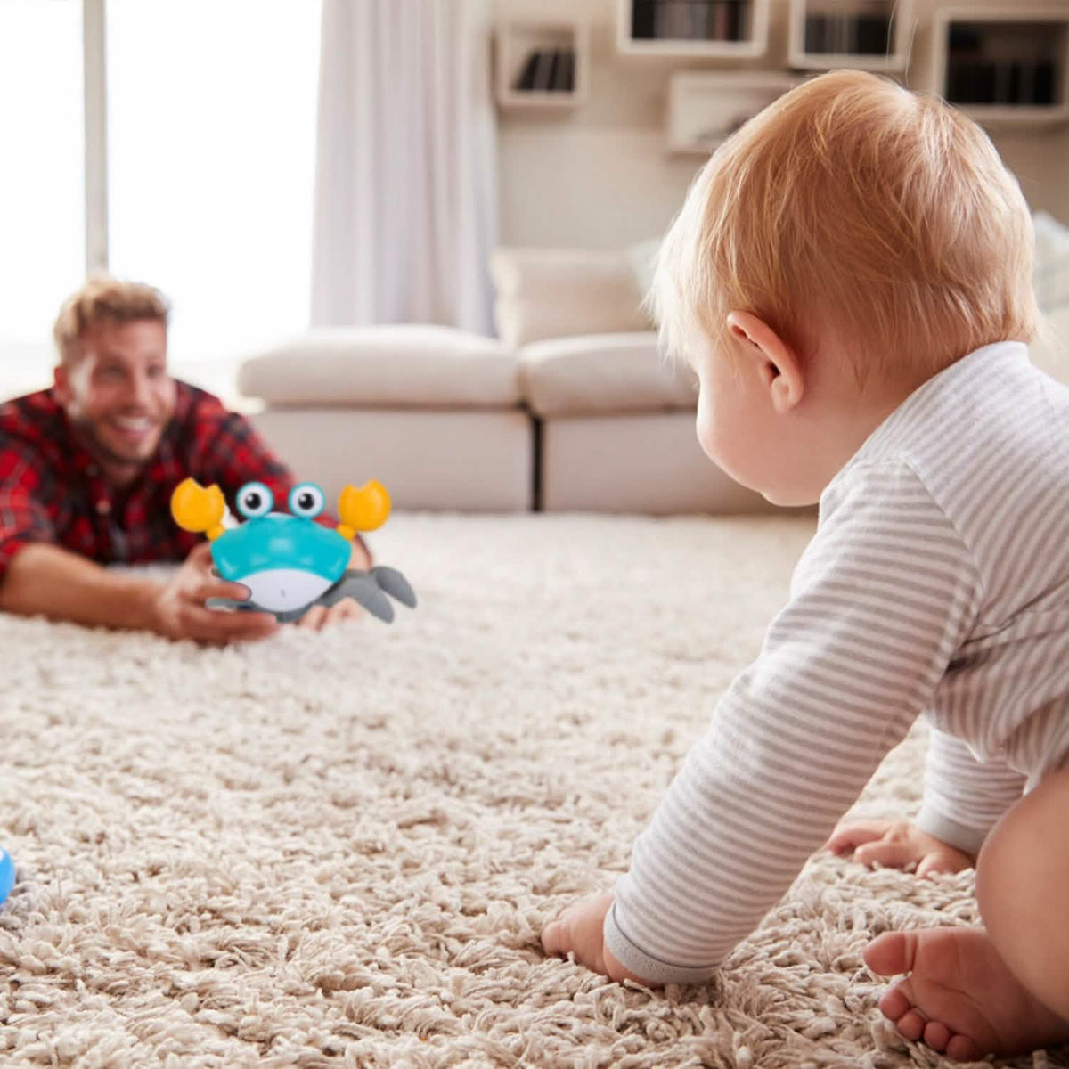 Crawling Crab Baby Toy with Music and LED Light - A-1 Thread Vault