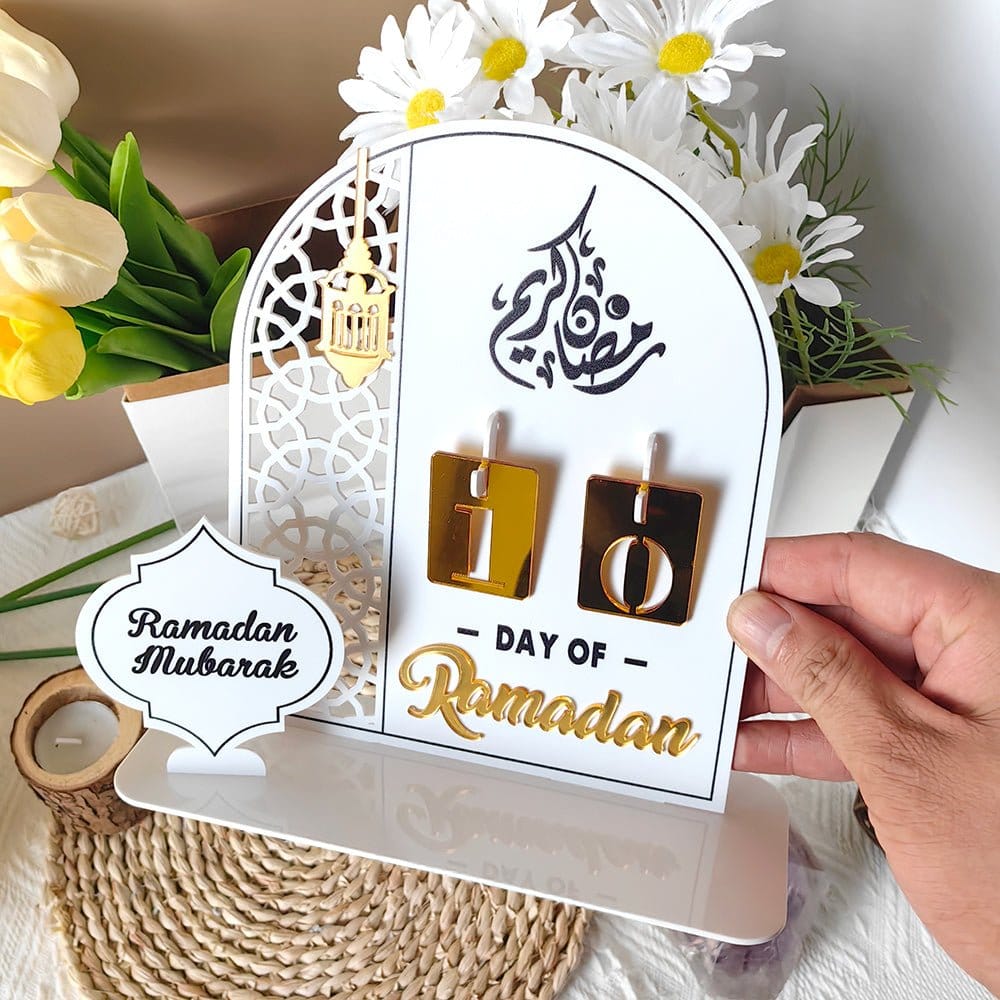 Creative Ramadan Countdown Acrylic Ornament (MAC381) - A-1 Thread Vault
