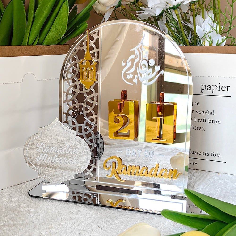 Creative Ramadan Countdown Acrylic Ornament (MAC381) - A-1 Thread Vault