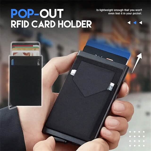 Credit Card Holder Wallet Metal Name Card - A-1 Thread Vault