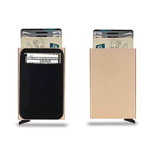 Credit Card Holder Wallet Metal Name Card - A-1 Thread Vault