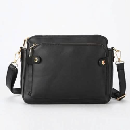 Crossbody Leather Shoulder Bag and Clutch - A-1 Thread Vault