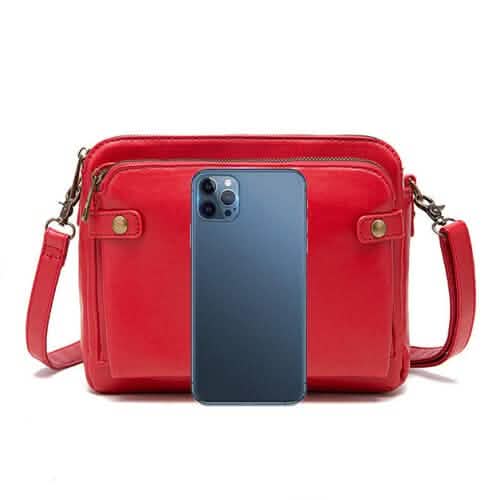 Crossbody Leather Shoulder Bag and Clutch - A-1 Thread Vault