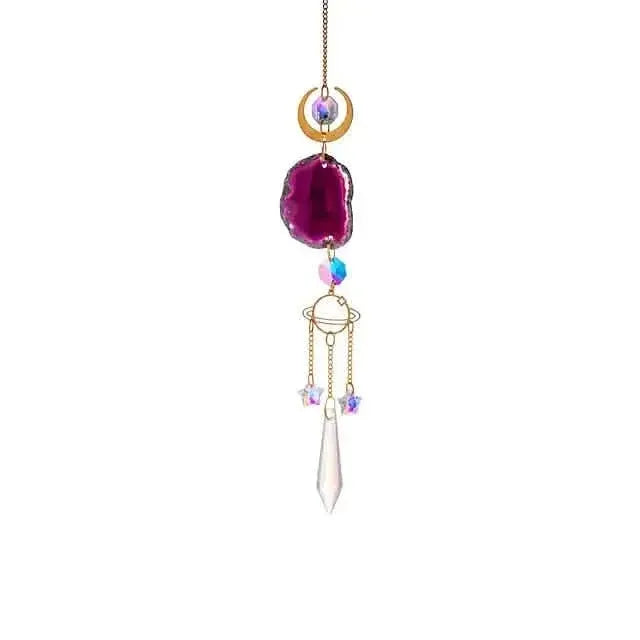 Crystal Sun Catcher Pendant Wind Chime Home Decor - A-1 Thread Vault