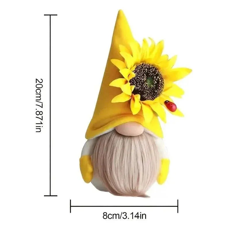 Cuddly Sunflower Bee Doll Ornament - A-1 Thread Vault