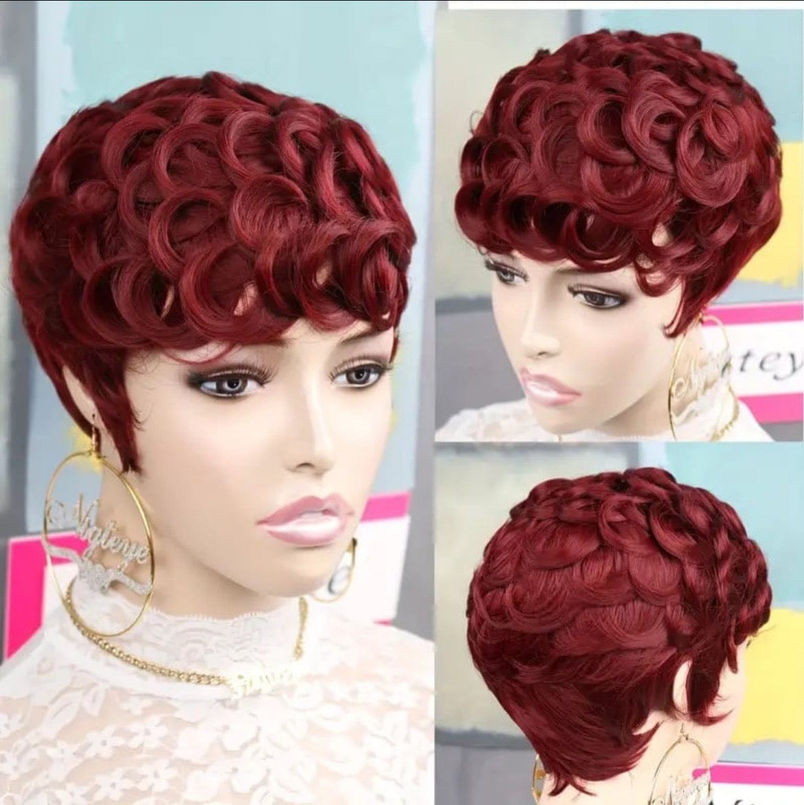 Curly Pixie Cut Wig - A-1 Thread Vault