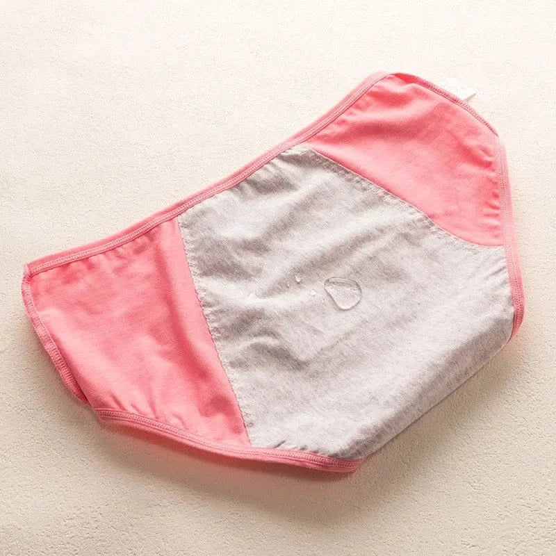 Cute Cartoon Menstrual Girls Period Underwear Leak Proof Panties Menstrual Panties for Teenager Leakproof Physiological Panties - A-1 Thread Vault