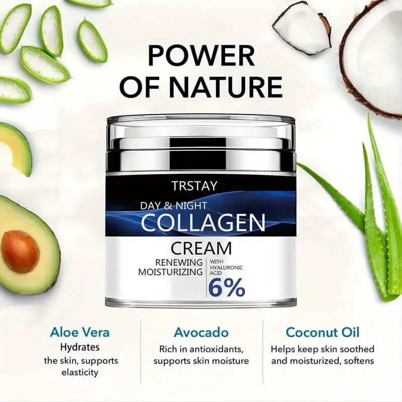 Day and Night Hydrating Collagen Cream with Hyaluronic Acid - A-1 Thread Vault