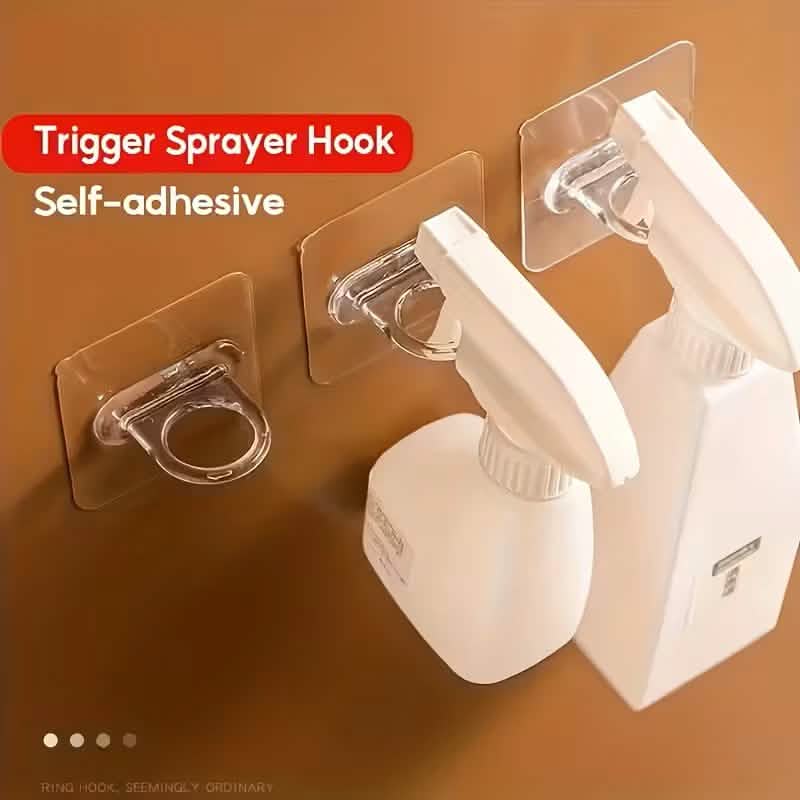 4-Pack Clear Adhesive Utility Hooks - A-1 Thread Vault