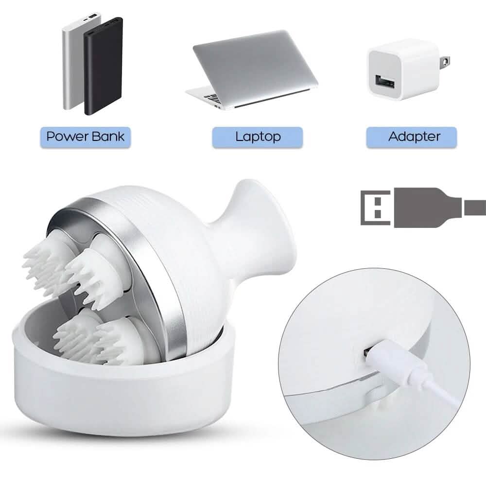 Deep Tissue Waterproof Scalp and Body Massager - A-1 Thread Vault