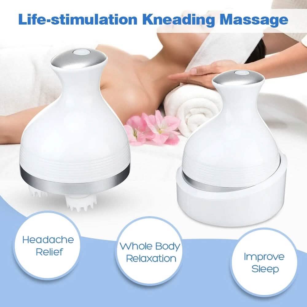 Deep Tissue Waterproof Scalp and Body Massager - A-1 Thread Vault
