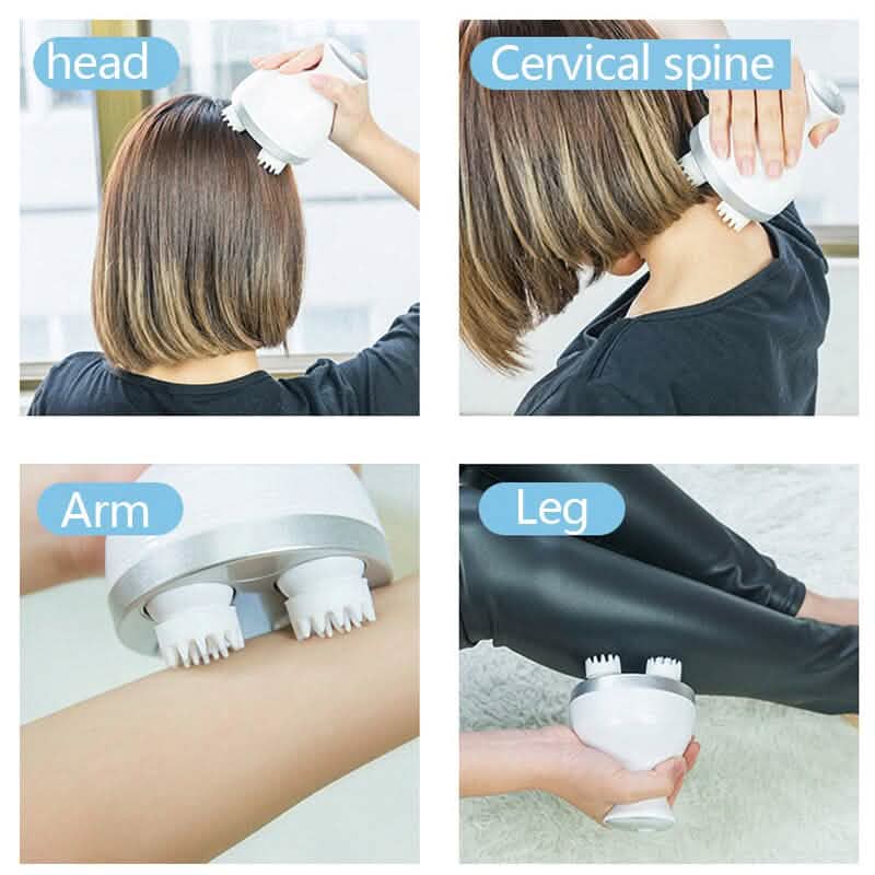 Deep Tissue Waterproof Scalp and Body Massager - A-1 Thread Vault