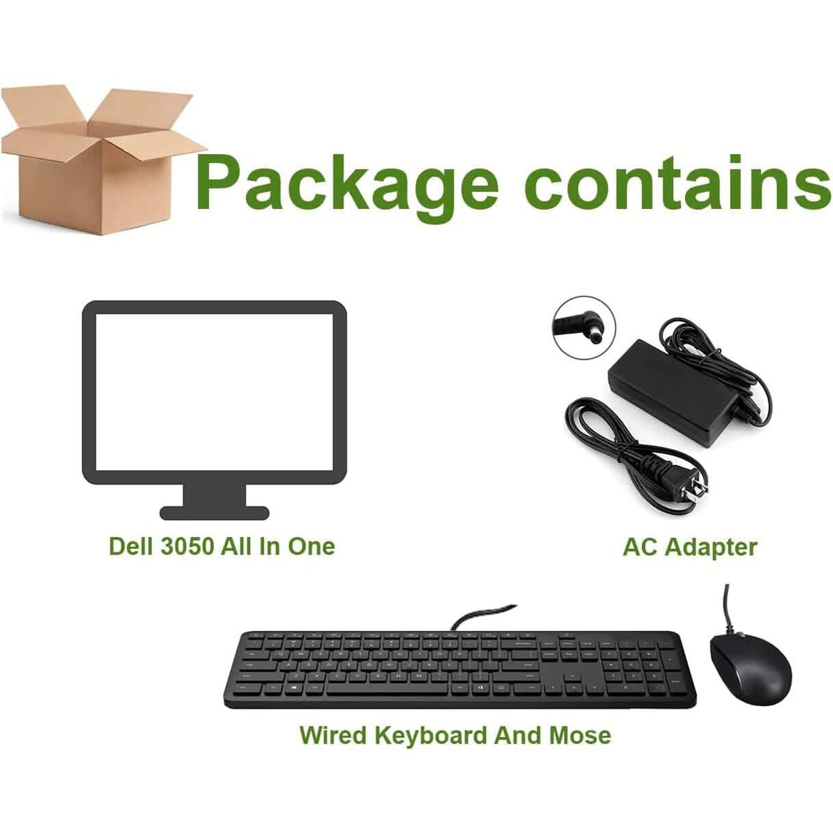 Dell OptiPlex 3050 All in One PC Desktop Computer 16GB RAM 512GB SSD (Refurbished) - A-1 Thread Vault