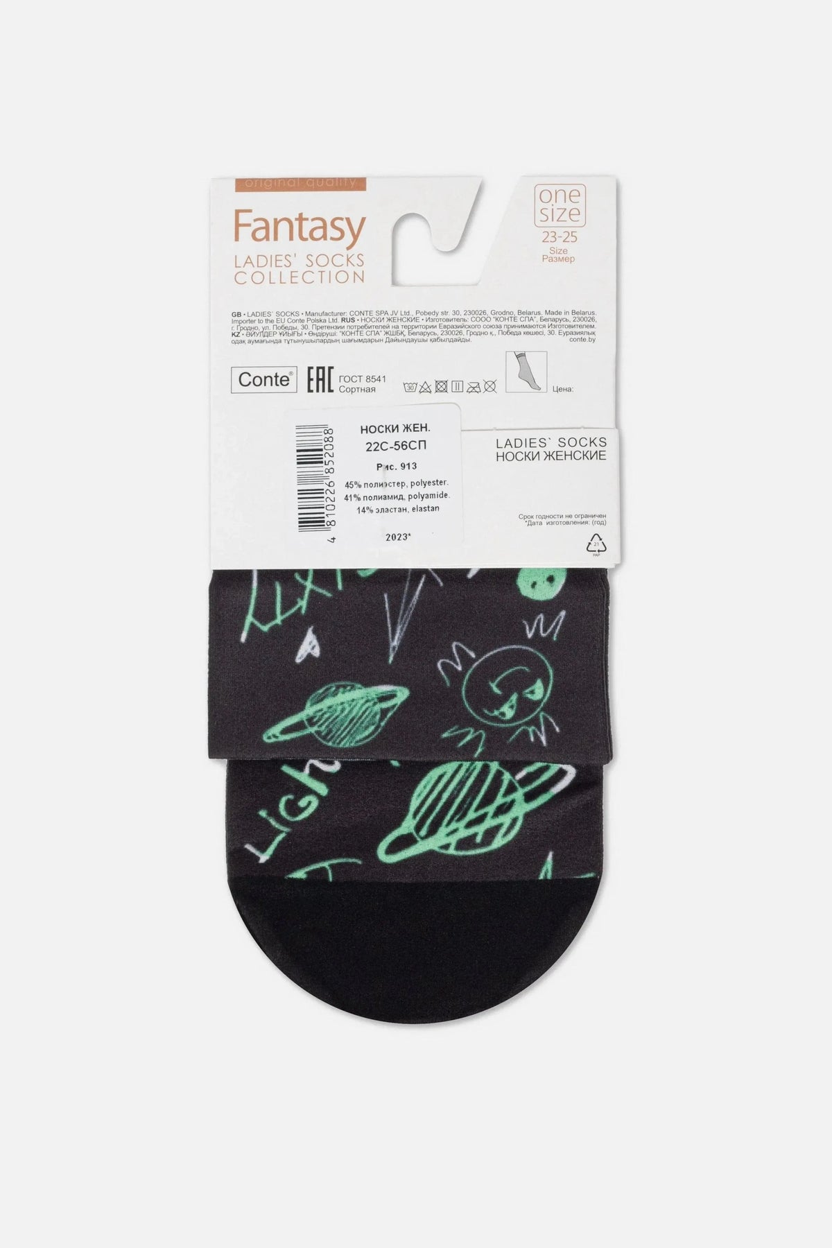 Dense Socks Conte Fantasy 913 - Moon Pattern - A-1 Thread Vault