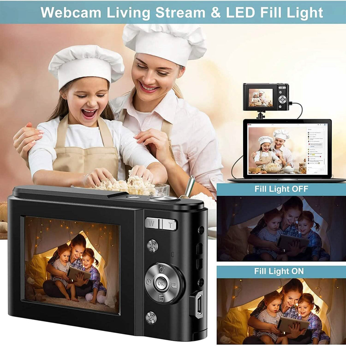 Digital Baby Camera 1080P 48MP with 32GB SD Card - A-1 Thread Vault