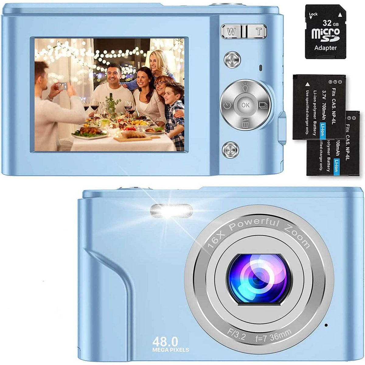 Digital Baby Camera 1080P 48MP with 32GB SD Card - A-1 Thread Vault