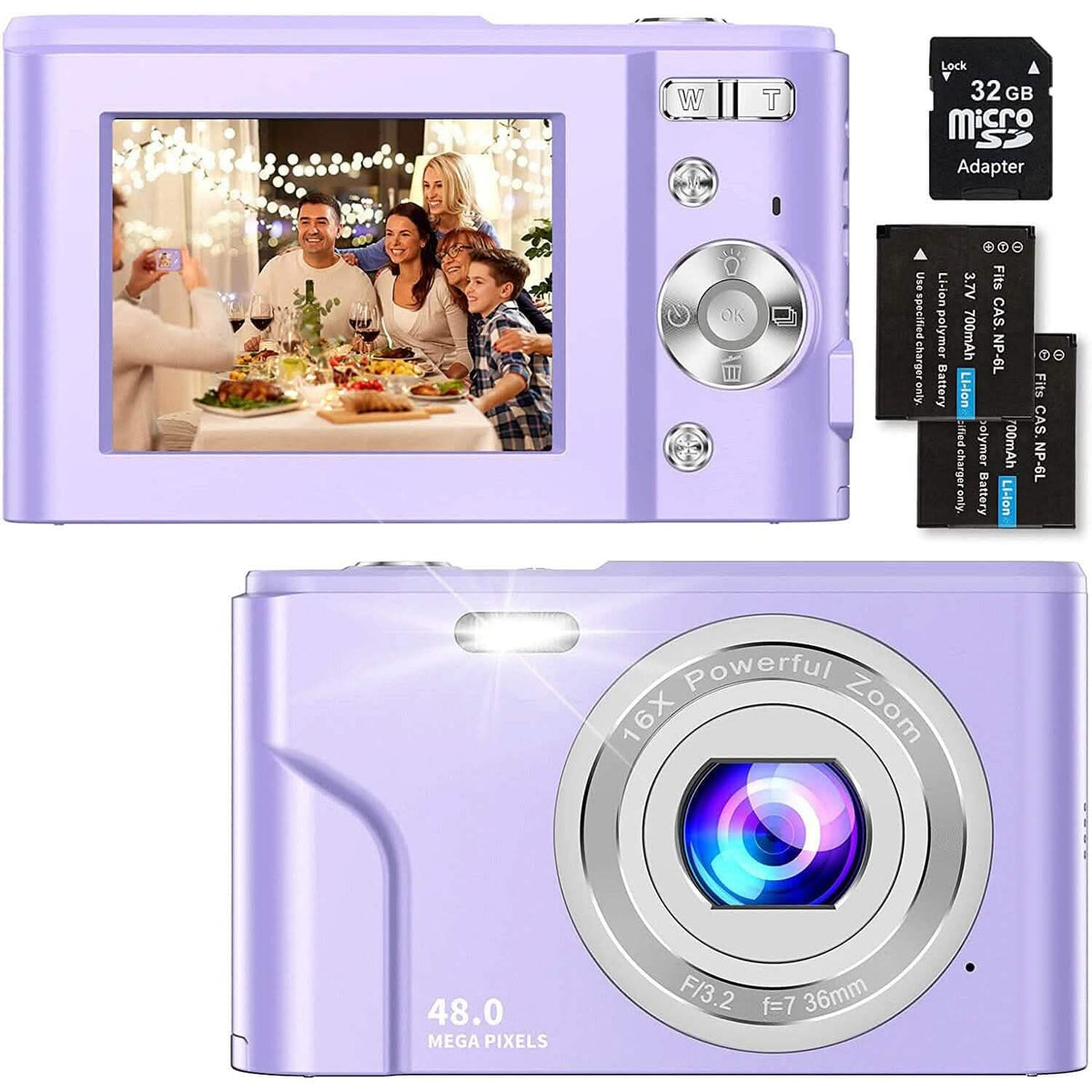 Digital Baby Camera 1080P 48MP with 32GB SD Card - A-1 Thread Vault