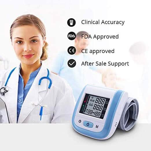 Digital Wrist Blood Pressure Monitor Heart Rate Pulse Meter Measure - A-1 Thread Vault