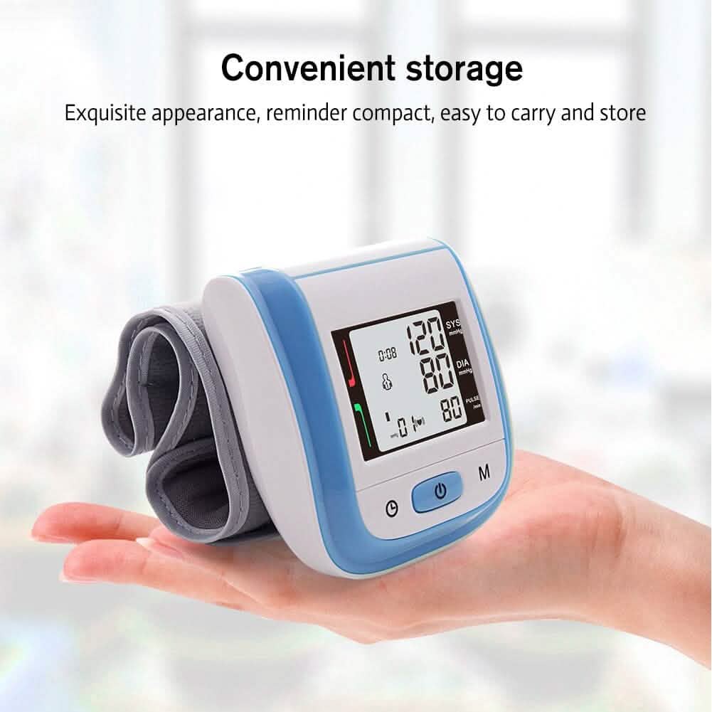 Digital Wrist Blood Pressure Monitor Heart Rate Pulse Meter Measure - A-1 Thread Vault