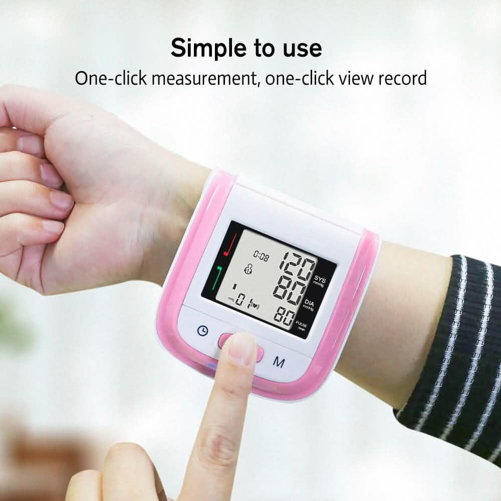 Digital Wrist Blood Pressure Monitor Heart Rate Pulse Meter Measure - A-1 Thread Vault