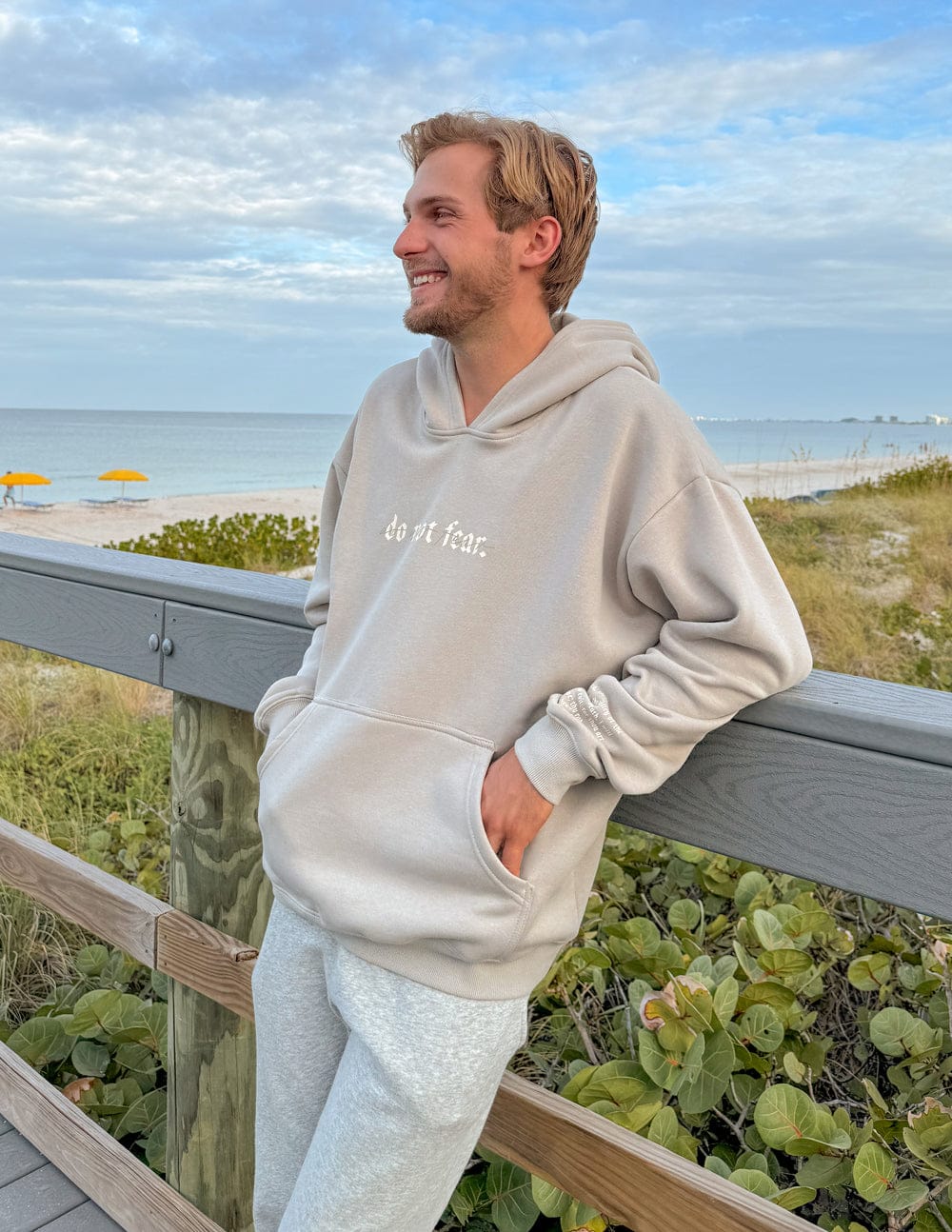 Do Not Fear Grey Unisex Hoodie - A-1 Thread Vault