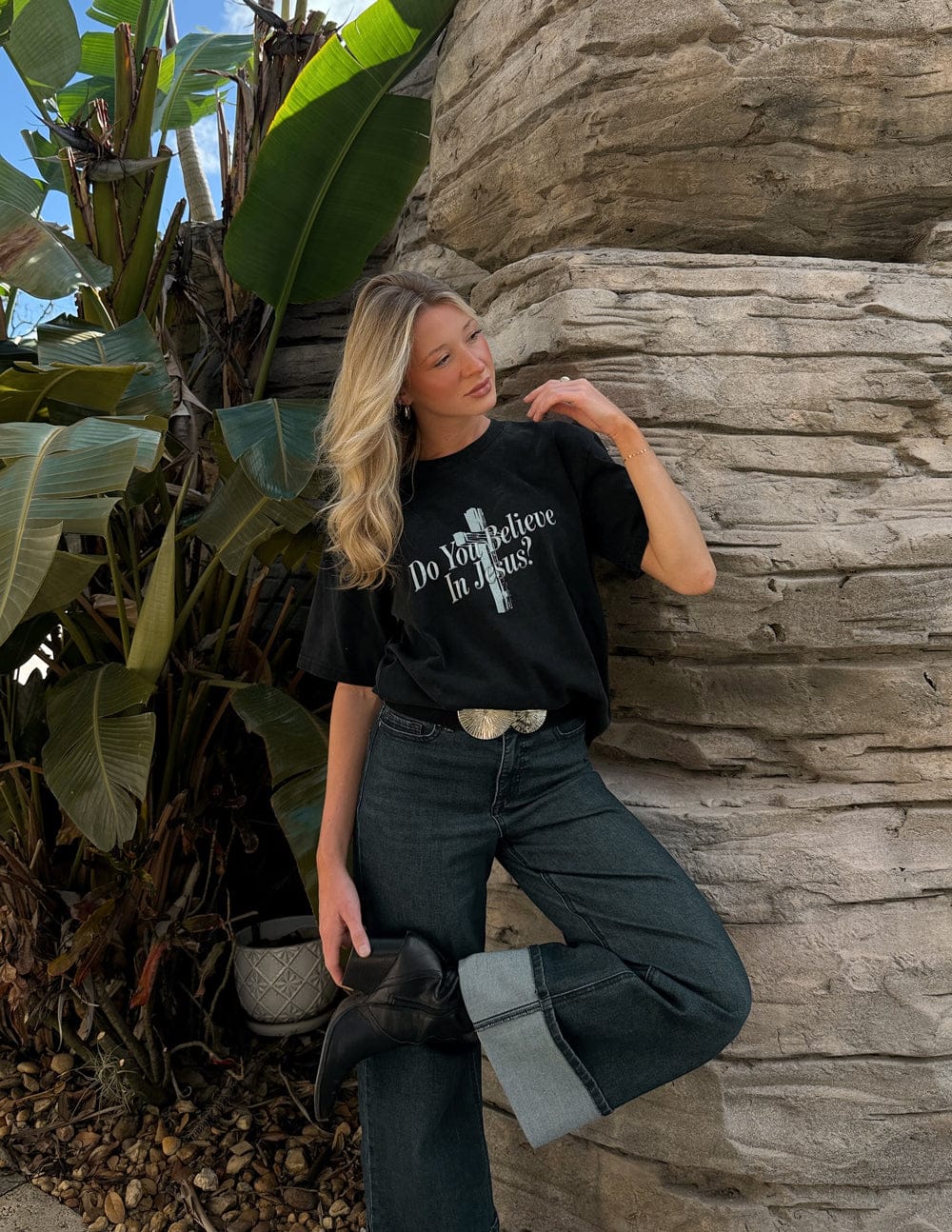 Do You Believe in Jesus Heavyweight Tee - A-1 Thread Vault