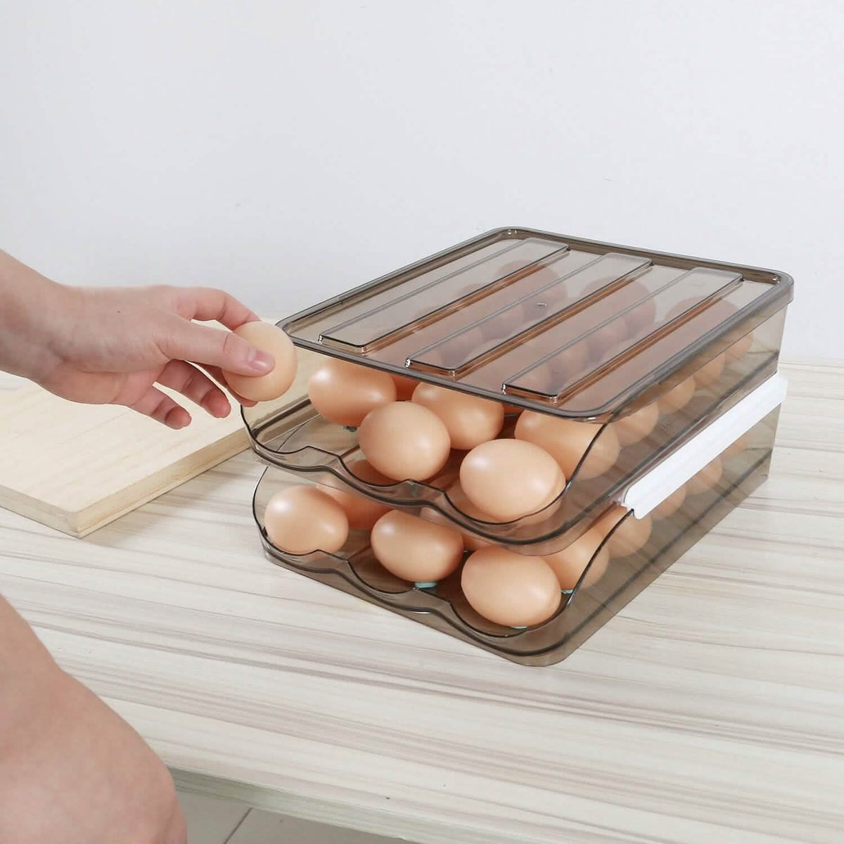 Double Layer Egg Storage for Refrigerator - A-1 Thread Vault