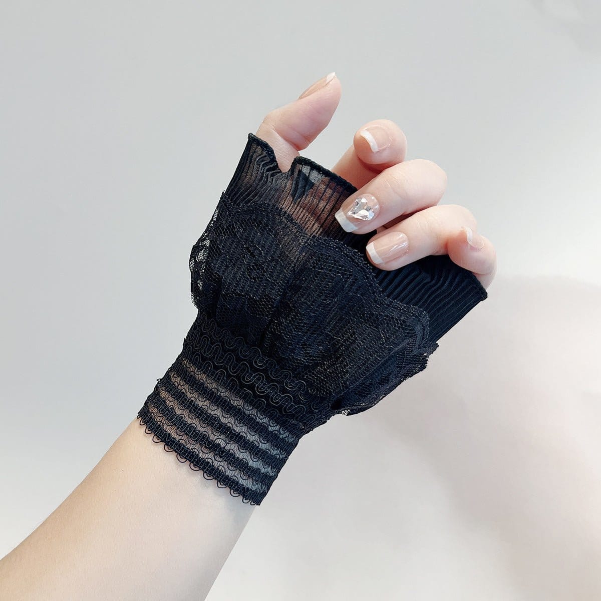 Double Layer Lace Ruffle Cuff Sleeves (MAC421) - A-1 Thread Vault