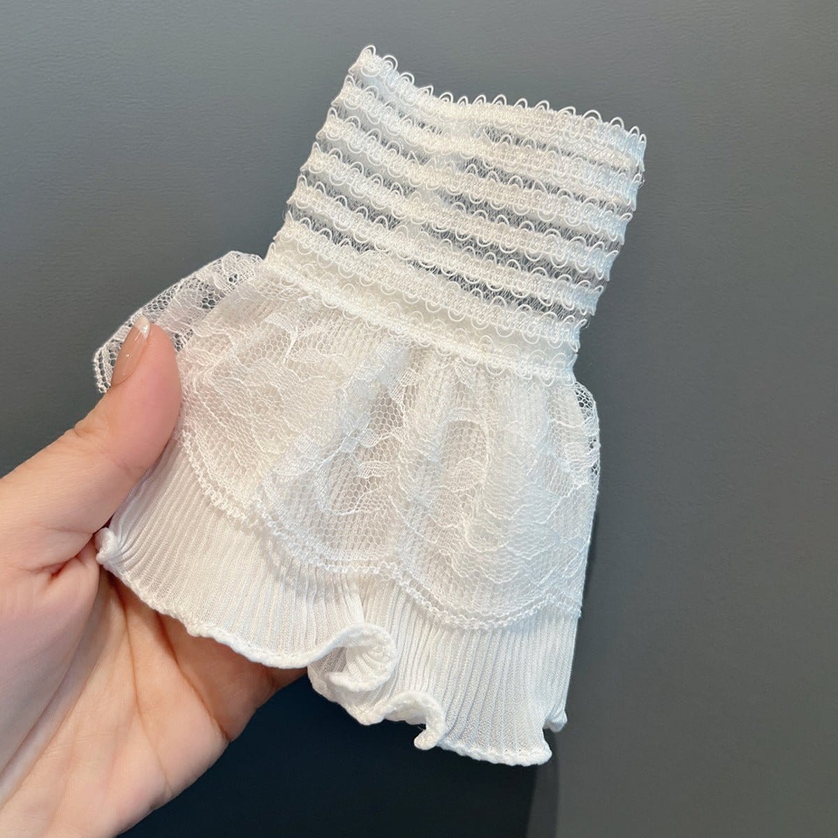 Double Layer Lace Ruffle Cuff Sleeves (MAC421) - A-1 Thread Vault