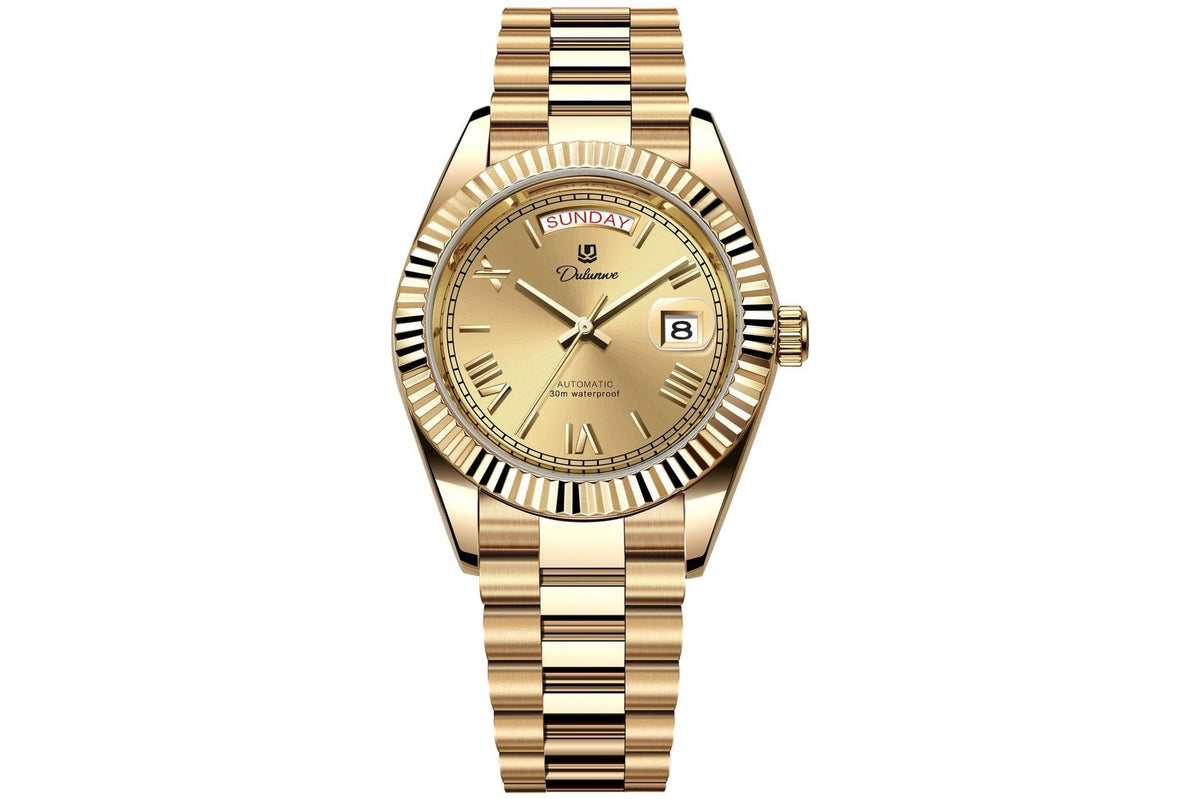 Dual-calendar Automatic Mechanical Mens Watch - A-1 Thread Vault
