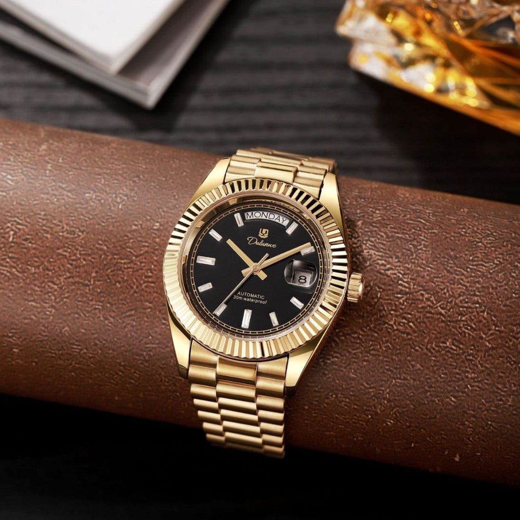 Dual-calendar Automatic Mechanical Mens Watch - A-1 Thread Vault