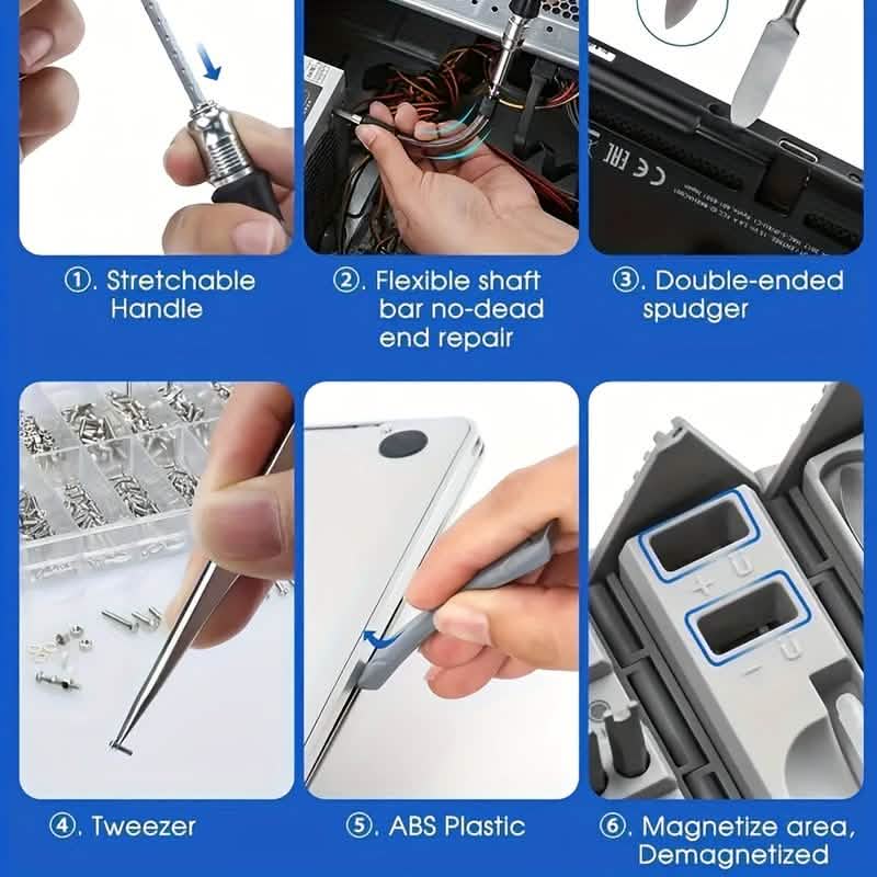 44-in-1 Magnetic Precision Screwdriver Set - A-1 Thread Vault