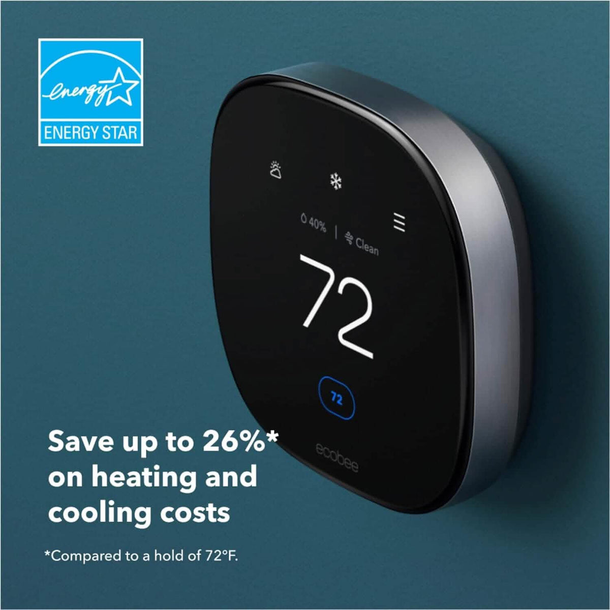 ecobee New Smart Thermostat Premium with Smart Sensor and Air Quality Monitor (Refurbished) - A-1 Thread Vault
