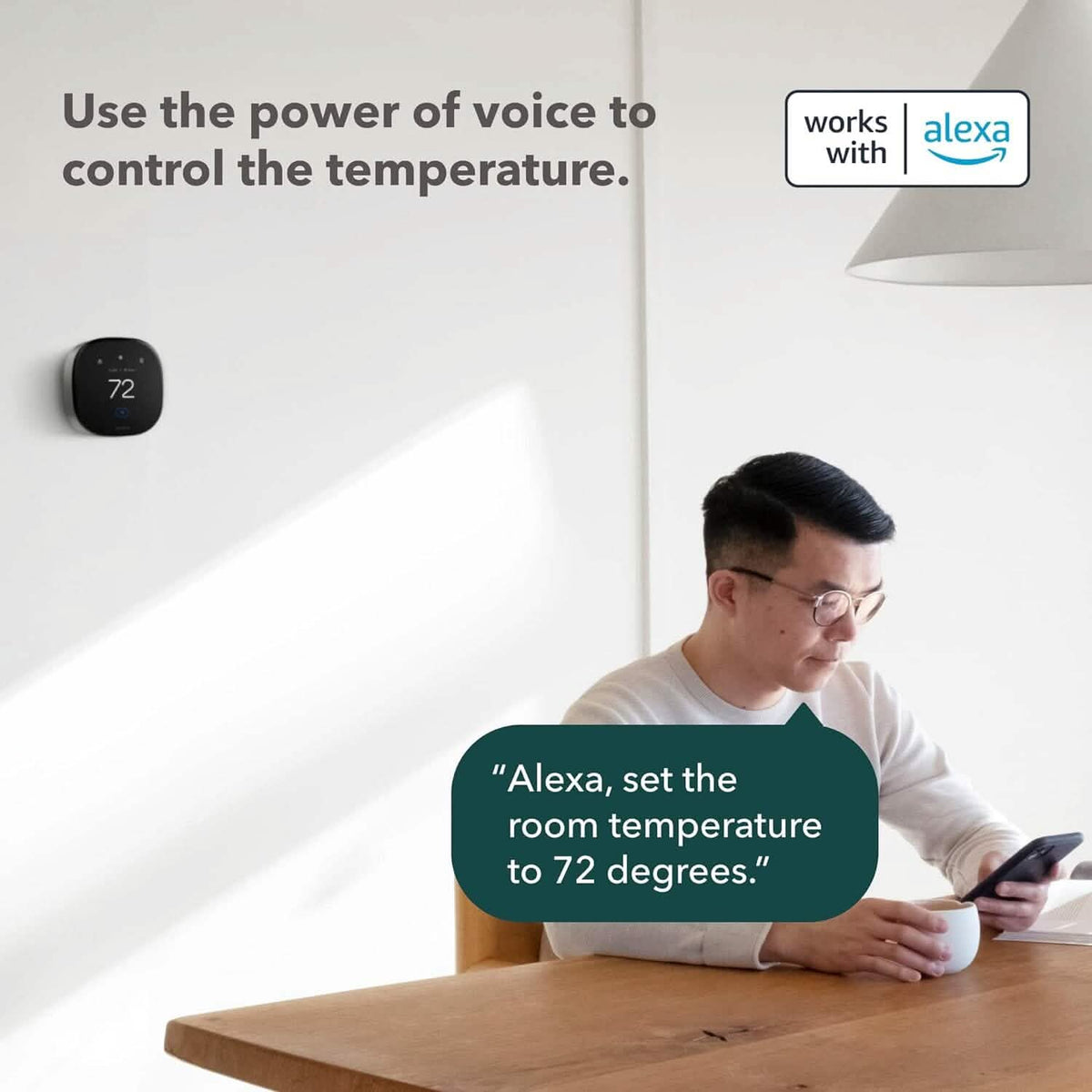 ecobee New Smart Thermostat Premium with Smart Sensor and Air Quality Monitor (Refurbished) - A-1 Thread Vault