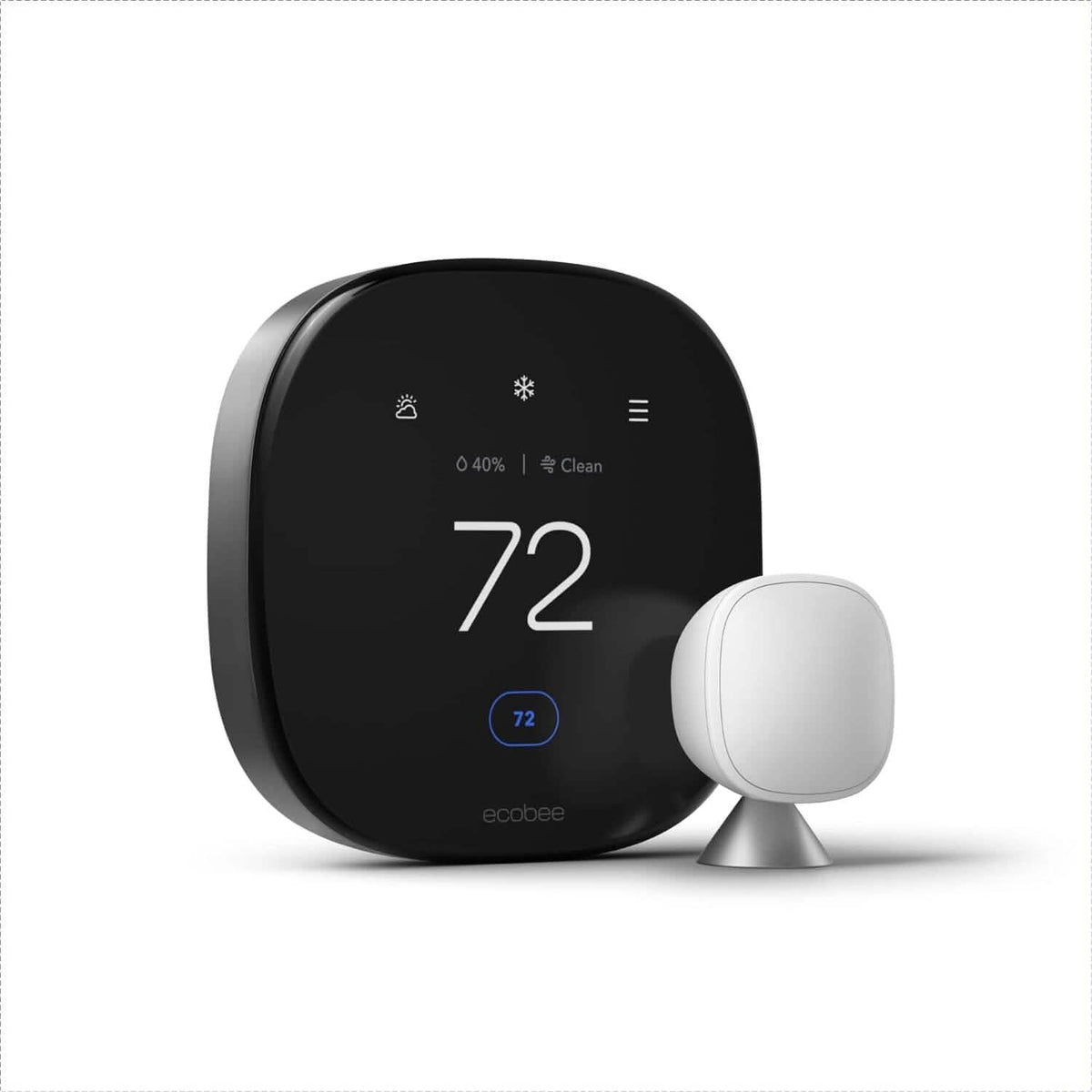 ecobee New Smart Thermostat Premium with Smart Sensor and Air Quality Monitor (Refurbished) - A-1 Thread Vault