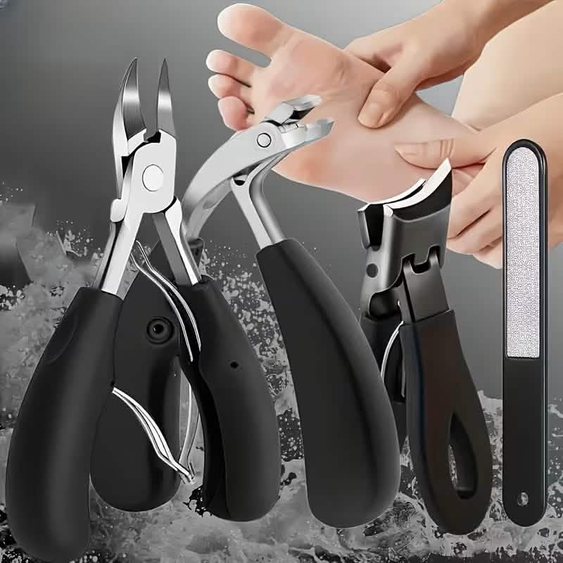 4-Piece Elderly-Friendly Toenail Clipper Set - A-1 Thread Vault