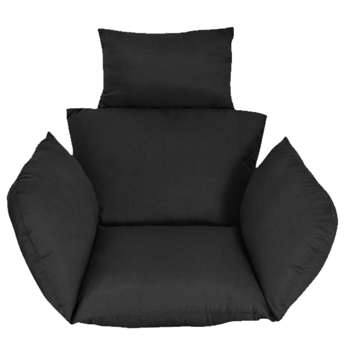 Egg Chair Hanging Basket Seat Cushion with Headrest - A-1 Thread Vault