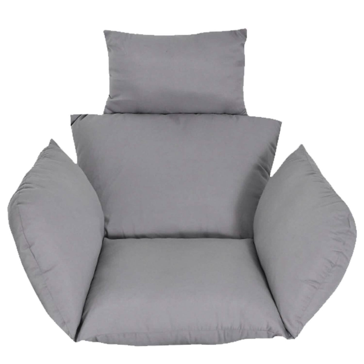 Egg Chair Hanging Basket Seat Cushion with Headrest - A-1 Thread Vault