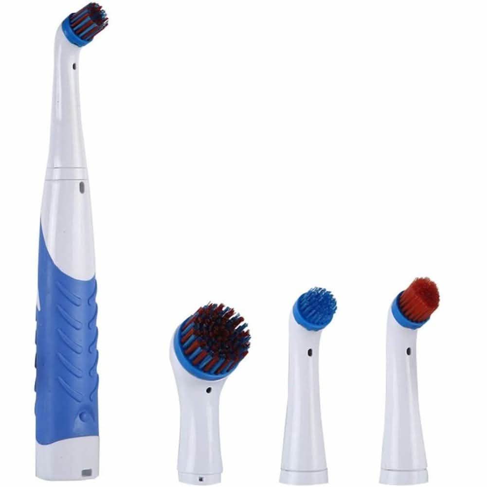Electric Cleaning Brush with Household All Purpose 4 Brush Heads - A-1 Thread Vault