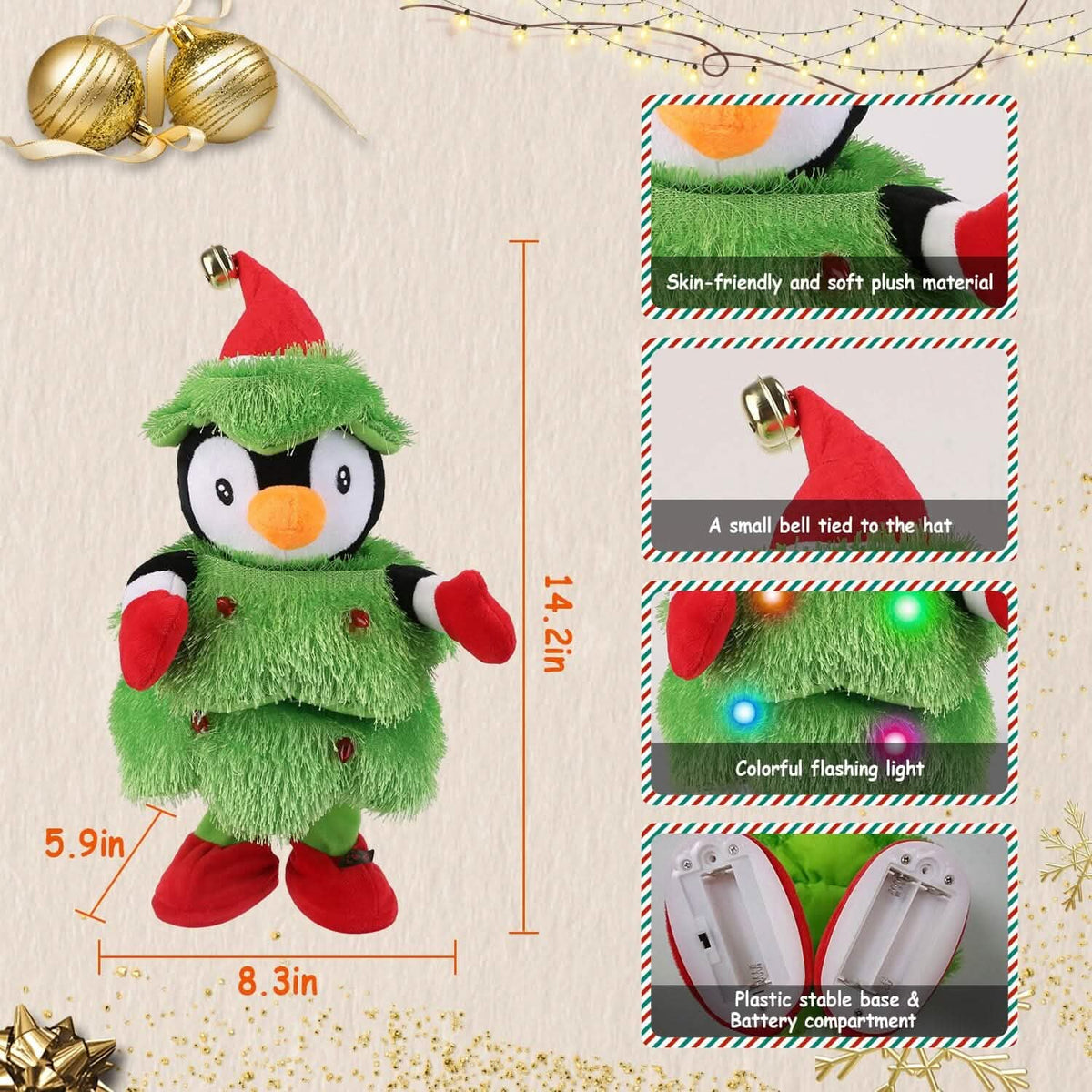 Electric Dancing Singing Plush Toy - A-1 Thread Vault