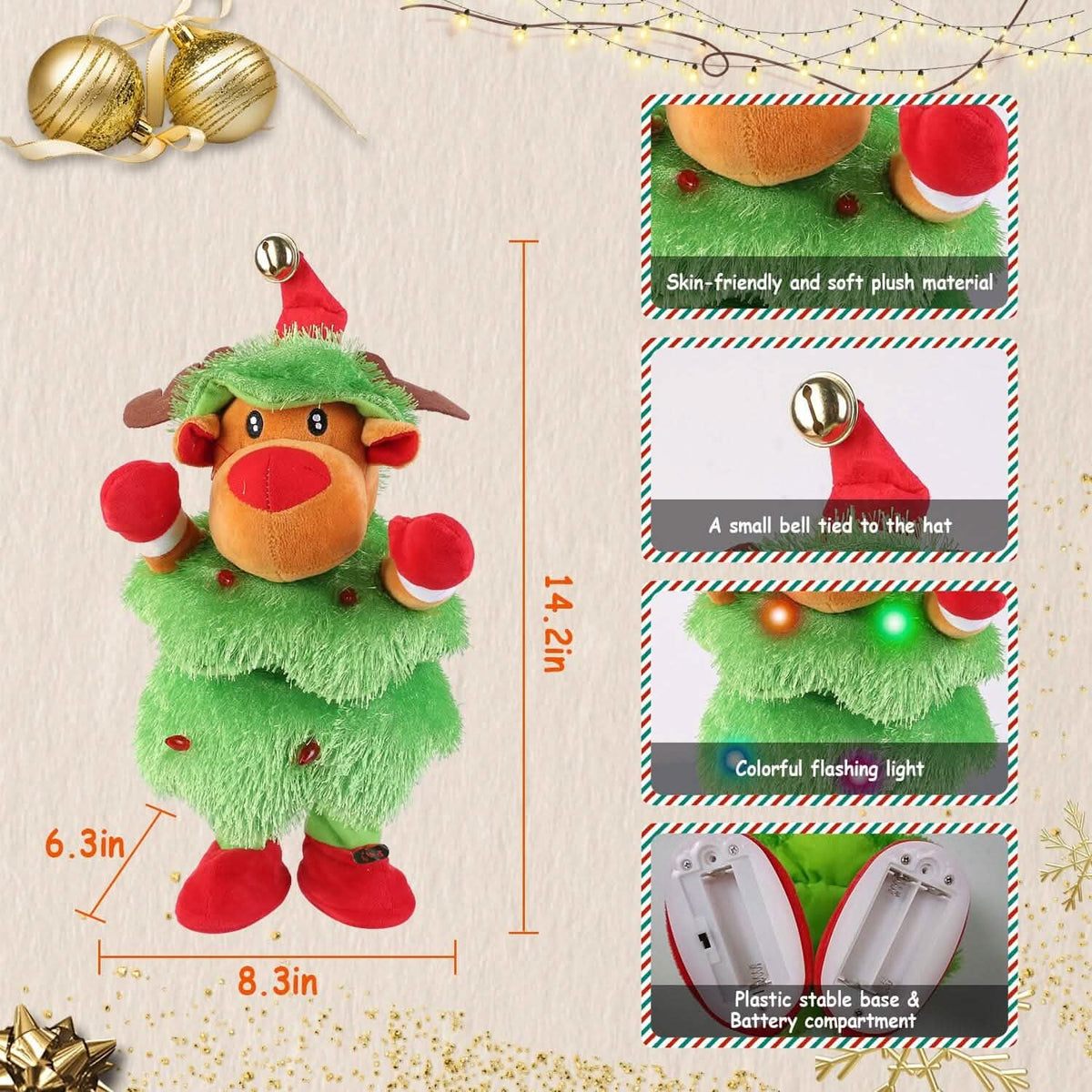 Electric Dancing Singing Plush Toy - A-1 Thread Vault